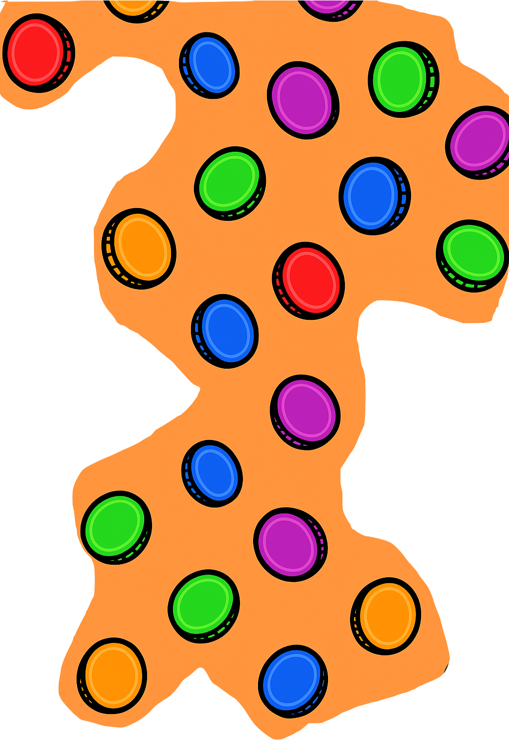 Falling Coins Decoration